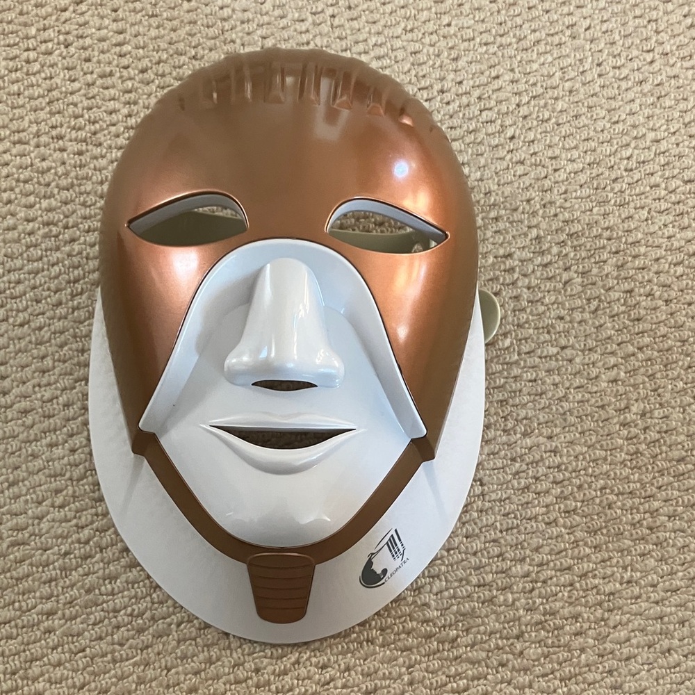 Copper and White LED Facial Mask